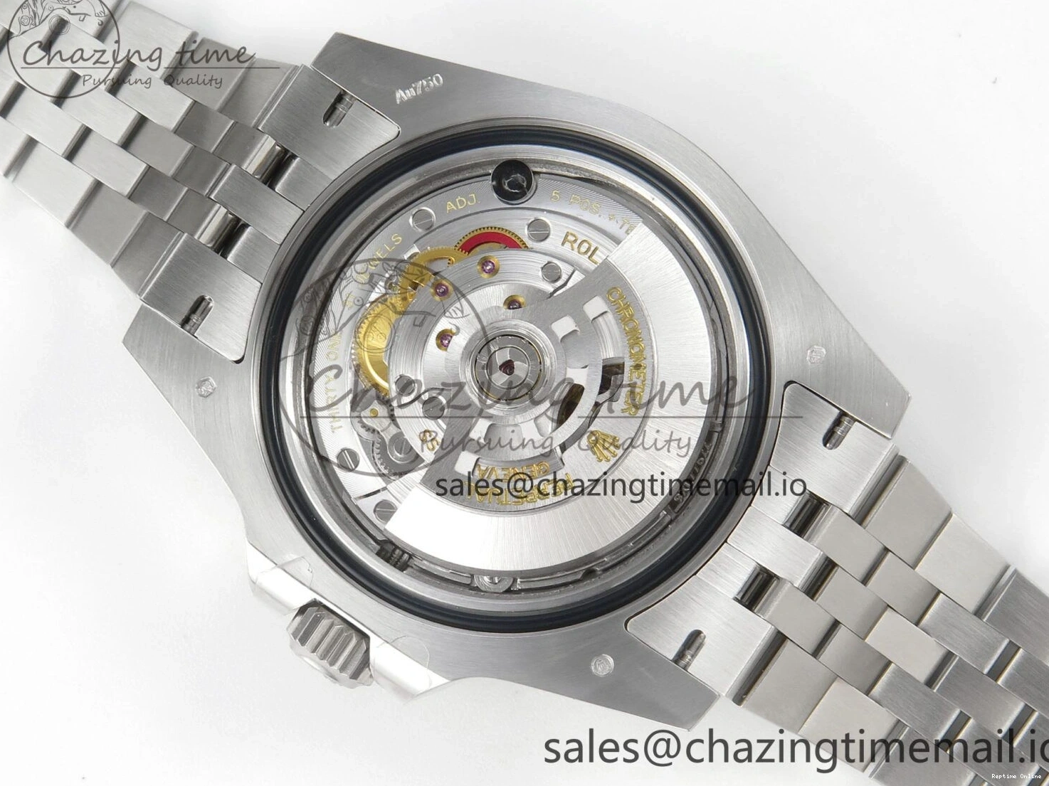 0207 Original GMT-Master II 126716 BLAKEN 904L 1:1 Best Edition Meteorite Dial on SS Jubilee Bracelet SH 177